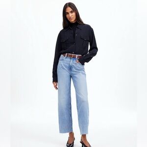 Madewell Perfect Vintage Wide Leg Crop — Altoona wash